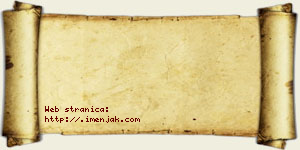 Žanka Udovičić vizit kartica